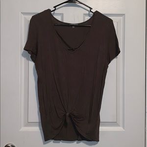 Cross Neck T-Shirt
